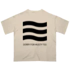 THIS IS NOT DESIGNの生乾き、すみません。SORRY FOR MUSTY TEE Oversized T-Shirt