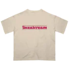 Sneakreamのストロベリーアイスクリームスニーカー オーバーサイズTシャツ