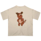 ポンポコ山の兄貴のそそくさチョコたぬきさん Oversized T-Shirt