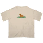 TOMOS-dogのノーフォークテリア Oversized T-Shirt