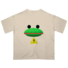 あるてみらのカエルUFOに注意！！ オーバーサイズTシャツ