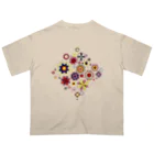 IZANAMI by Akane Yabushitaの東南アジアのチャーム（お寺カラー） オーバーサイズTシャツ