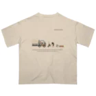 NOBLEROSEGRAFFITIのNRG.ローズメイク(BK) オーバーサイズTシャツ