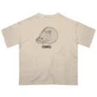 内野ツノガエルのバランスボールOMG オーバーサイズTシャツ