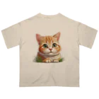 こひさま ショップ - 陽だまりの笑顔のねこのまちまち オーバーサイズTシャツ