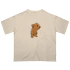 TOMOS-dogの二足歩行わんちゃん オーバーサイズTシャツ