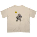 チイラボストアのplaying tennis dog オーバーサイズTシャツ