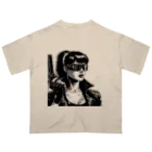 kangekiのサイバーパンクガールNo.8 Oversized T-Shirt