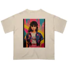 youhouの80's girls　No.2 オーバーサイズTシャツ