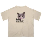 leoncatのBritish Love Oversized T-Shirt