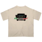 らっくりデザイン公謀のBeatogether sky sounds オーバーサイズTシャツ