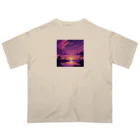 Hawk_portのP-chill! (Sunset) オーバーサイズTシャツ