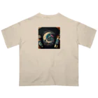 MOONY'S Wine ClosetのA Dreamy moon night Oversized T-Shirt