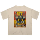 mirinconixのレトロで大きくてジャンクな戦闘用ロボットくん Oversized T-Shirt