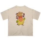 こざくらクラブのコンニチワ！ コザハニワ！！（タイガーチェリー） Oversized T-Shirt