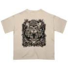 3児のズボラ母ちゃんの獅子の怒り Oversized T-Shirt