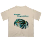 MatrixSphereのAqua Sapphire Oversized T-Shirt