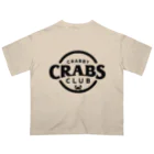 MatrixSphereのCRABBY CRABS CLUB シンプルロゴ Oversized T-Shirt