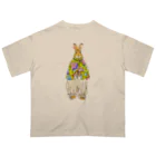 usaginooharikoのファッションモデルのウサギ Oversized T-Shirt