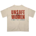 chataro123のUnsafe for Women: Time to Leave オーバーサイズTシャツ