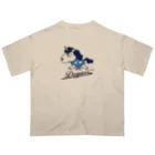 T-JOKEの青ユニコーン【どや】【Doyars】 Oversized T-Shirt