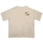 Lily bird（リリーバード）のホオズキ 水紋（和柄）その2 オーバーサイズTシャツ