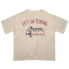 ワカボンドのレッツゴーフィッシング ルアーと少年_レトロ Oversized T-Shirt