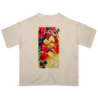 poppy22のはじけるベリーBerryz オーバーサイズTシャツ