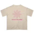 USAGI DESIGN -emi-のうさぎサークル オーバーサイズTシャツ