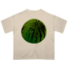 ヨープキャンが気になったのすいか -watermelon- 丸 Oversized T-Shirt