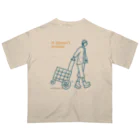 のんつ屋のどっちでもいいんだよ Oversized T-Shirt