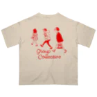 hilo tomula トムラ ヒロのGroup Collective Red オーバーサイズTシャツ