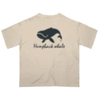 Atelier Pomme verte のHumpback whale22 オーバーサイズTシャツ