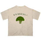 NIKORASU GOのブロッコリー好き専用デザイン「ブロッコリー」（Tシャツ・パーカー・グッズ・ETC） オーバーサイズTシャツ