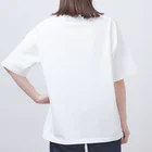 fumimicreativeのジュラ紀の恐竜達　80年代風レトロポップな恐竜 オーバーサイズTシャツ