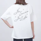 まるいねこのNo Sauna, No Life. Oversized T-Shirt