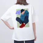 翠色の眼鏡のおしゃ眼鏡男子 Oversized T-Shirt