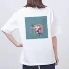 0101010のYaruki ga denai Oversized T-Shirt