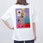 ピンクスキーのお店の女と燃えゆく部屋 Oversized T-Shirt