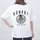 こんぺいマーチのこんぺいマーチ  カレッジデザイン Oversized T-Shirt