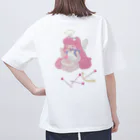 ナカムラユウキのあの娘は恋と餃子のキューピッド オーバーサイズTシャツ