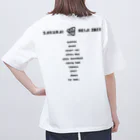 桜井零士 Official Goods Storeのlogo　BK　front　オーバーサイズTシャツ Oversized T-Shirt