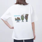 NANASHOPの懐かしい夏のスイーツ オーバーサイズTシャツ