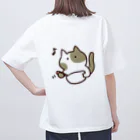 K.momokoのクッキーが焦げちゃった猫ちゃん オーバーサイズTシャツ