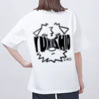 Yuki Villageのバックプリント BIGロゴTシャツ（イラスト白） オーバーサイズTシャツ