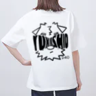 Yuki Villageのバックプリント BIGロゴTシャツ（イラスト白） Oversized T-Shirt