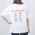 さとう産のNo Fashion No Life Oversized T-Shirt