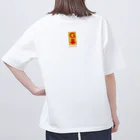 オカダちゃんの【背面】GO!GO! ガス管用スコッチレーン F Oversized T-Shirt