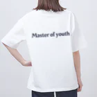 Master of youthのボーダーコリー オーバーサイズTシャツ