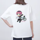 またたび/日本一周アイドルの両面デフォ オーバーサイズTシャツ